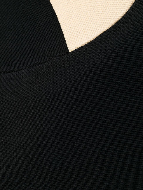 Front n' Back ribbed-knit dress
